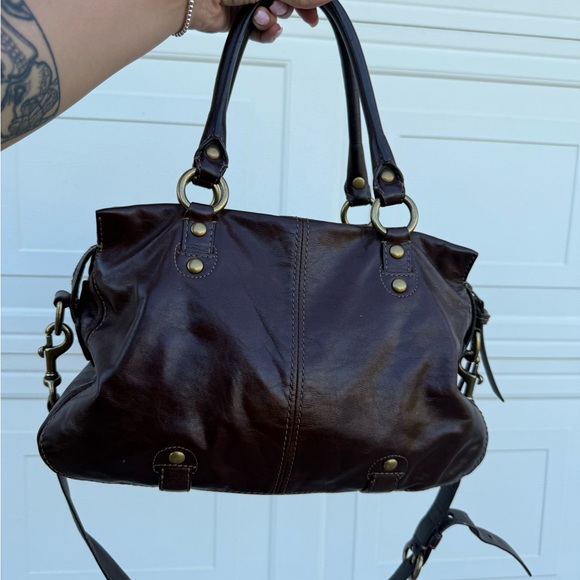 Coach Legacy Garcia Brown Leather Shoulder Bag No. E0893-12704 🤎 - Picture 3 of 8